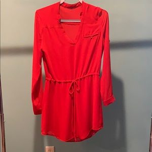 Red Naked Zebra dress